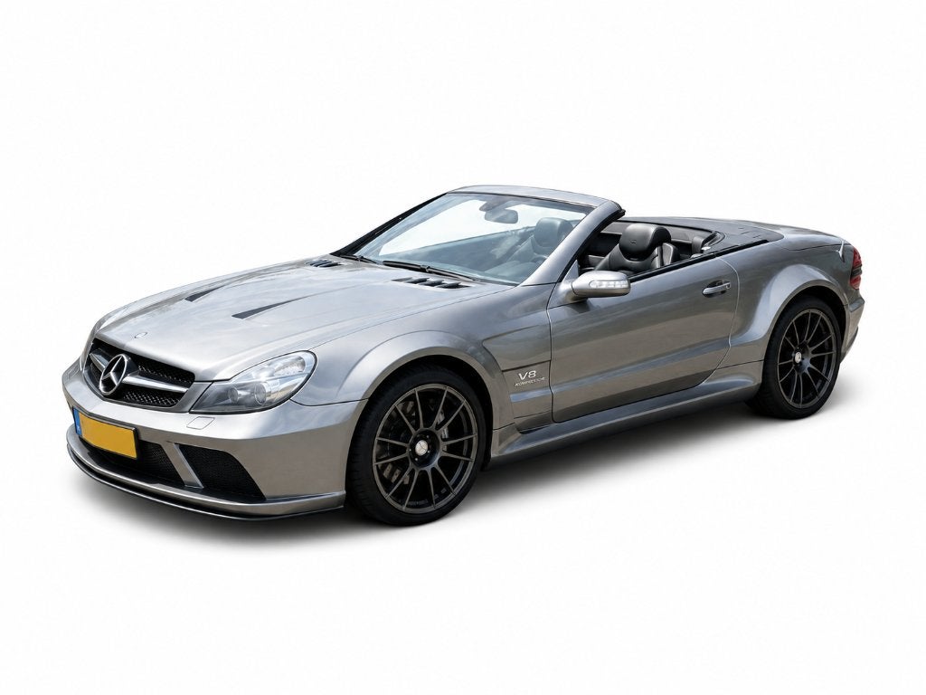 Mercedes-Benz SL 5.4 Sl55 AMG Kompr. Roadster AUT 2006 Grijs, Auto's, Mercedes-Benz, Automaat, Achterwielaandrijving, Cabriolet