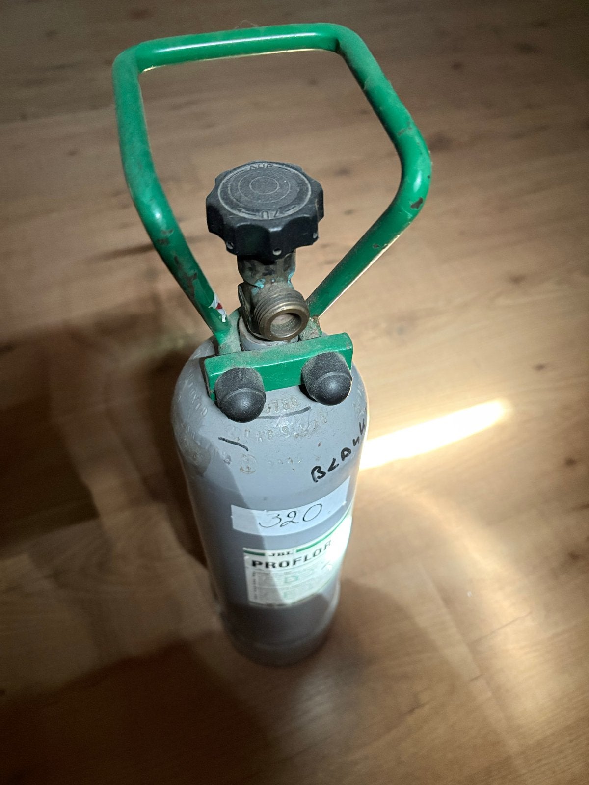 JBL proflora co2 tank 2kg, Ophalen, Zo goed als nieuw, CO₂-systeem, Overige merken