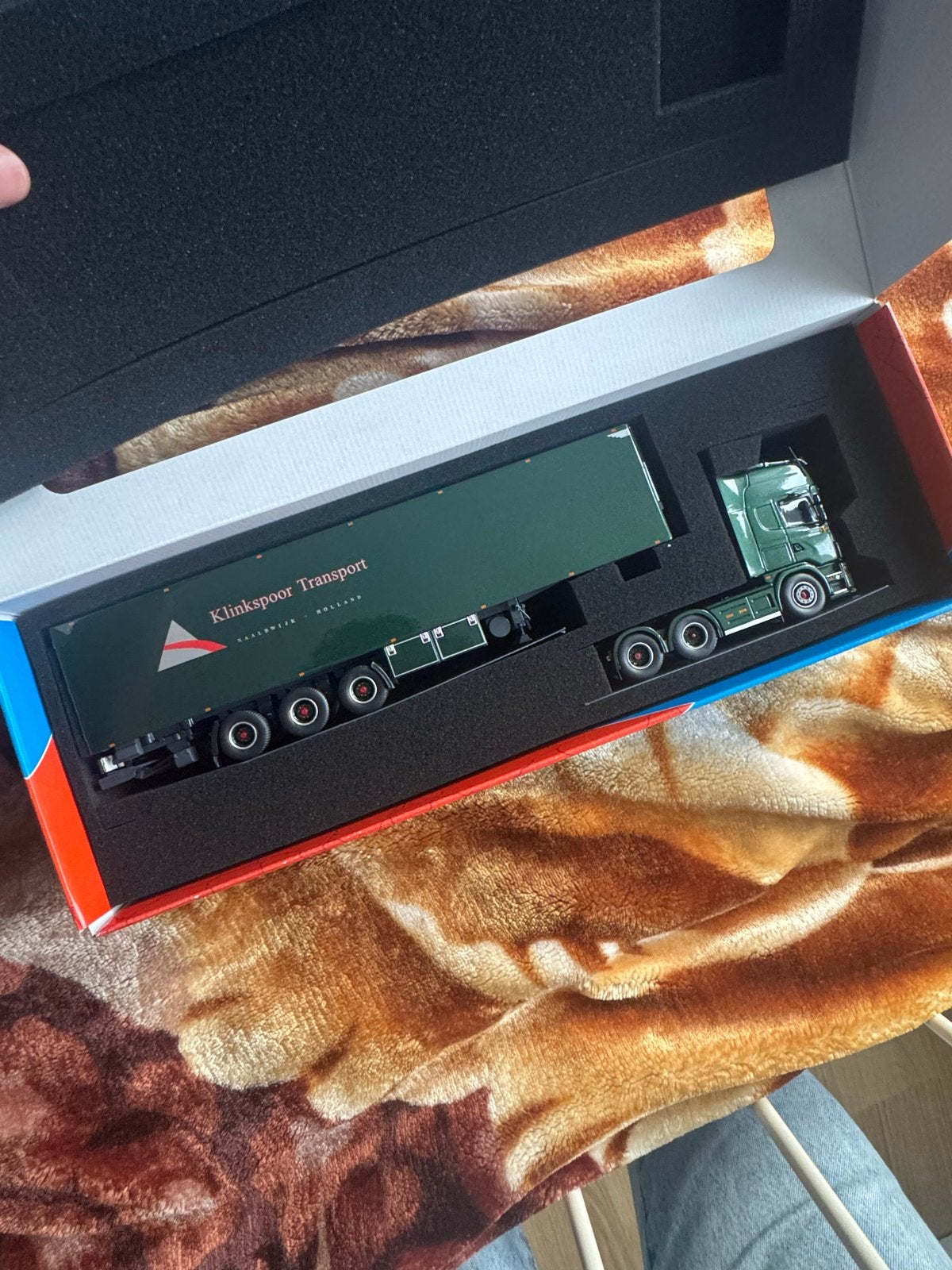 Tekno Klinkspoor Transport Scania Vrachtwagenmodel, Overige merken, 1:32 tot 1:50, Nieuw, Ophalen of Verzenden