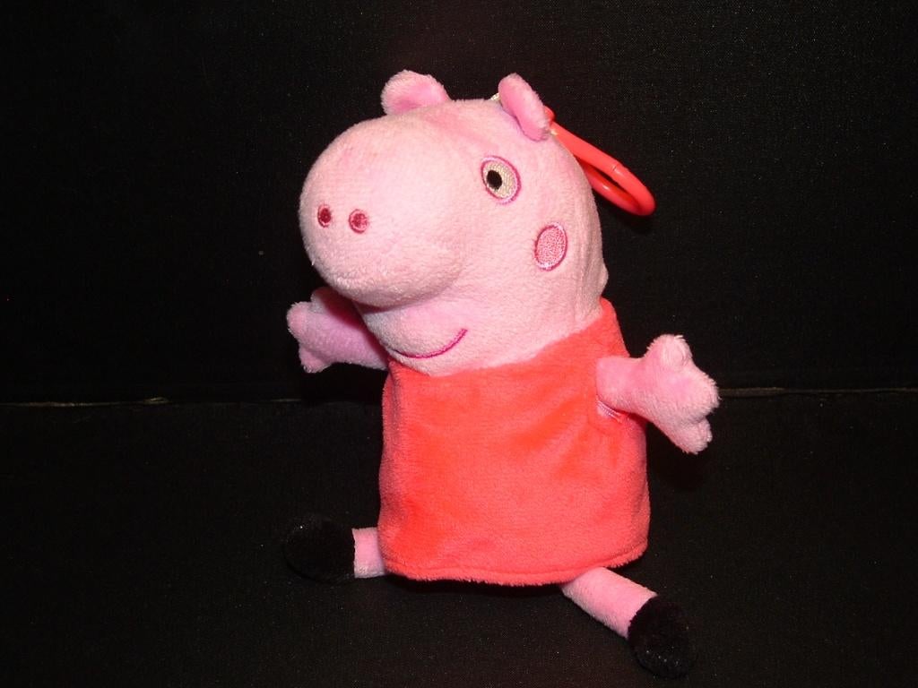 PMI SAMBRO VARKEN PEPPA SLEUTELHANGER PIG FLYING A KITE AND, Verzenden, Nieuw, Overige typen, Wasbaar