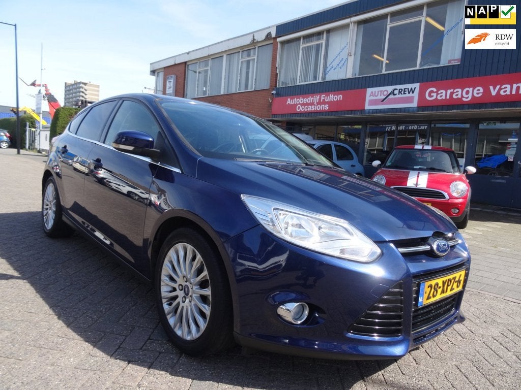 Ford Focus 1.6 TI-VCT Titanium/Automaat/Navi/PDC, Auto's, Ford, 125 pk, Gebruikt, 4 cilinders, Blauw