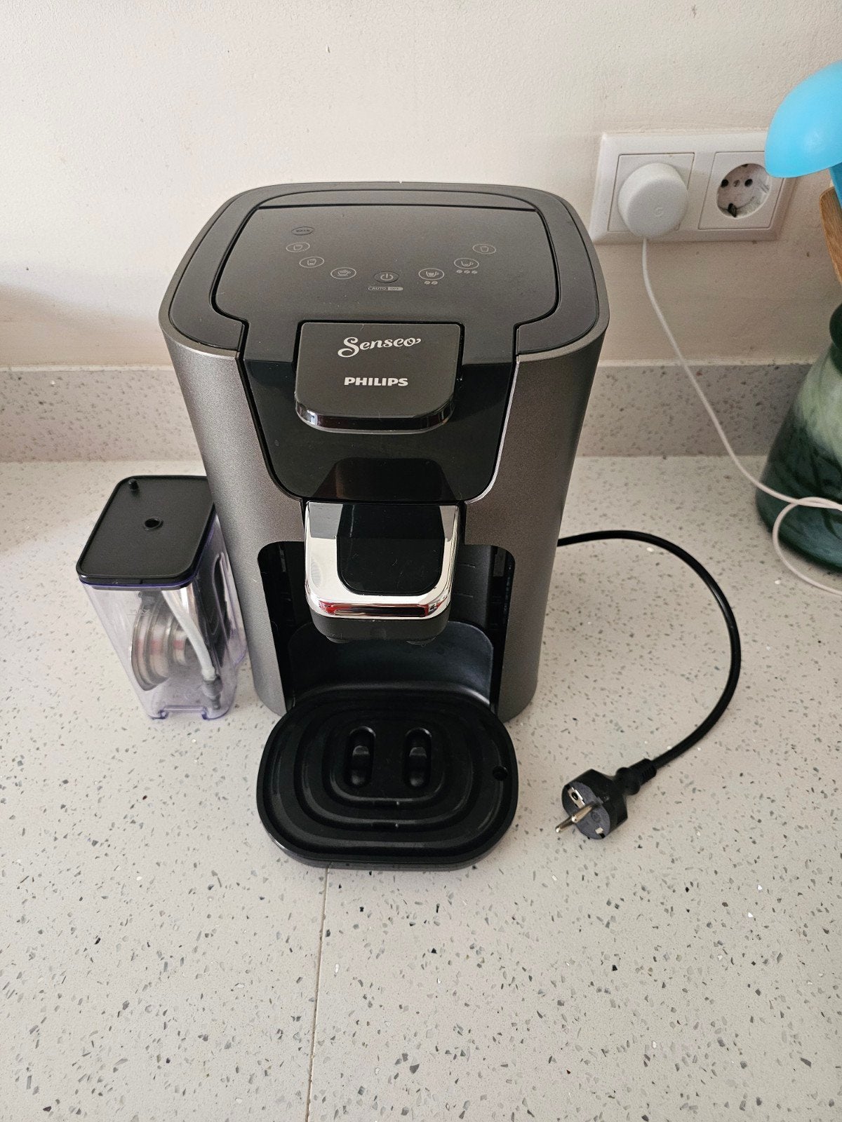 Philips Senseo Latte Duo HD6574/50 Koffiepadmachine Titanium, Koffiepads en cups, Koffiemachine, Ophalen of Verzenden, Zo goed als nieuw