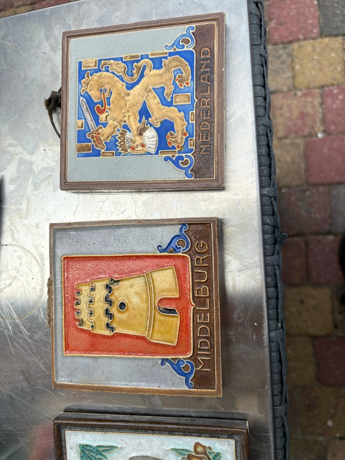 Vintage wandtegels: Nederland, Middelburg, Groot-Brittannië, Ophalen of Verzenden
