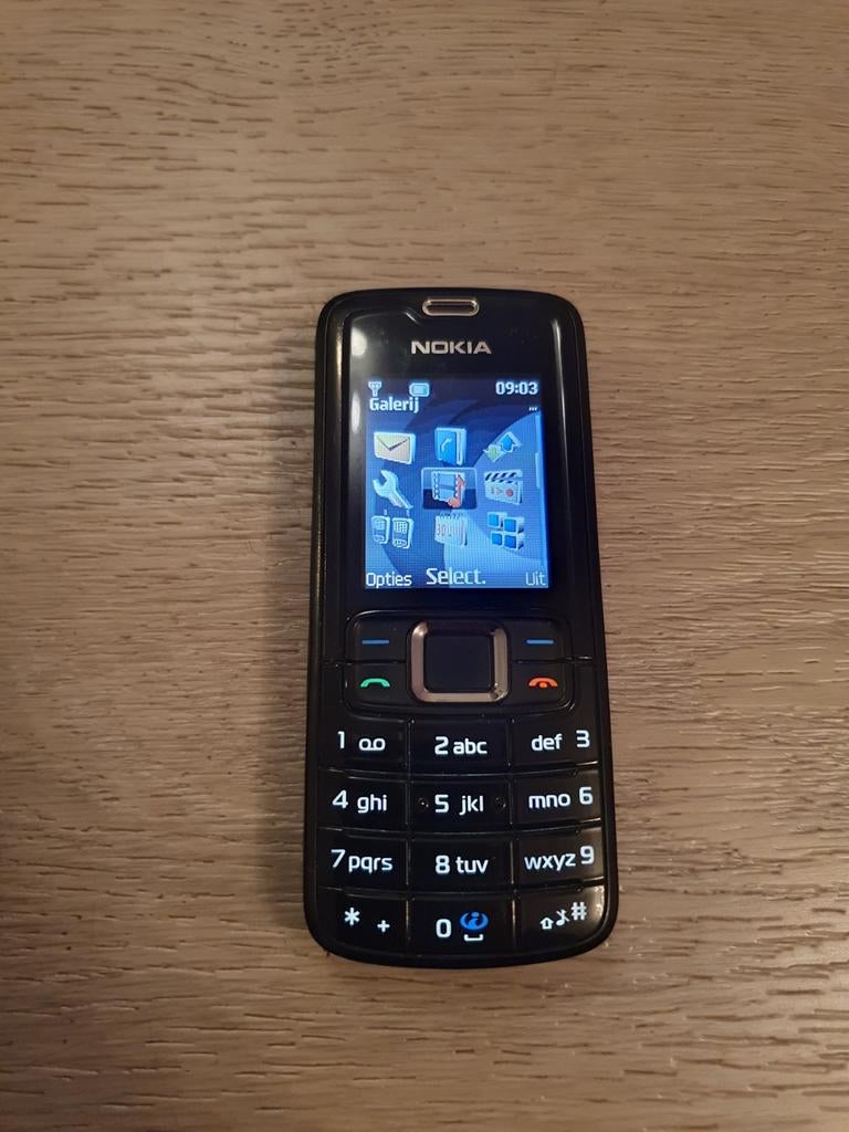 Zeldzame Nokia 3110 classic zwart in goede staat, Telecommunicatie, Ophalen of Verzenden