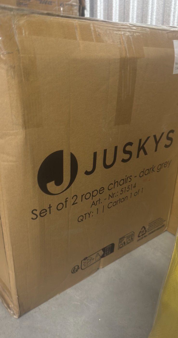 tuinstoelen | set van twee |JUSKYS | NIEUW!, Ophalen of Verzenden, Nieuw, Kunststof