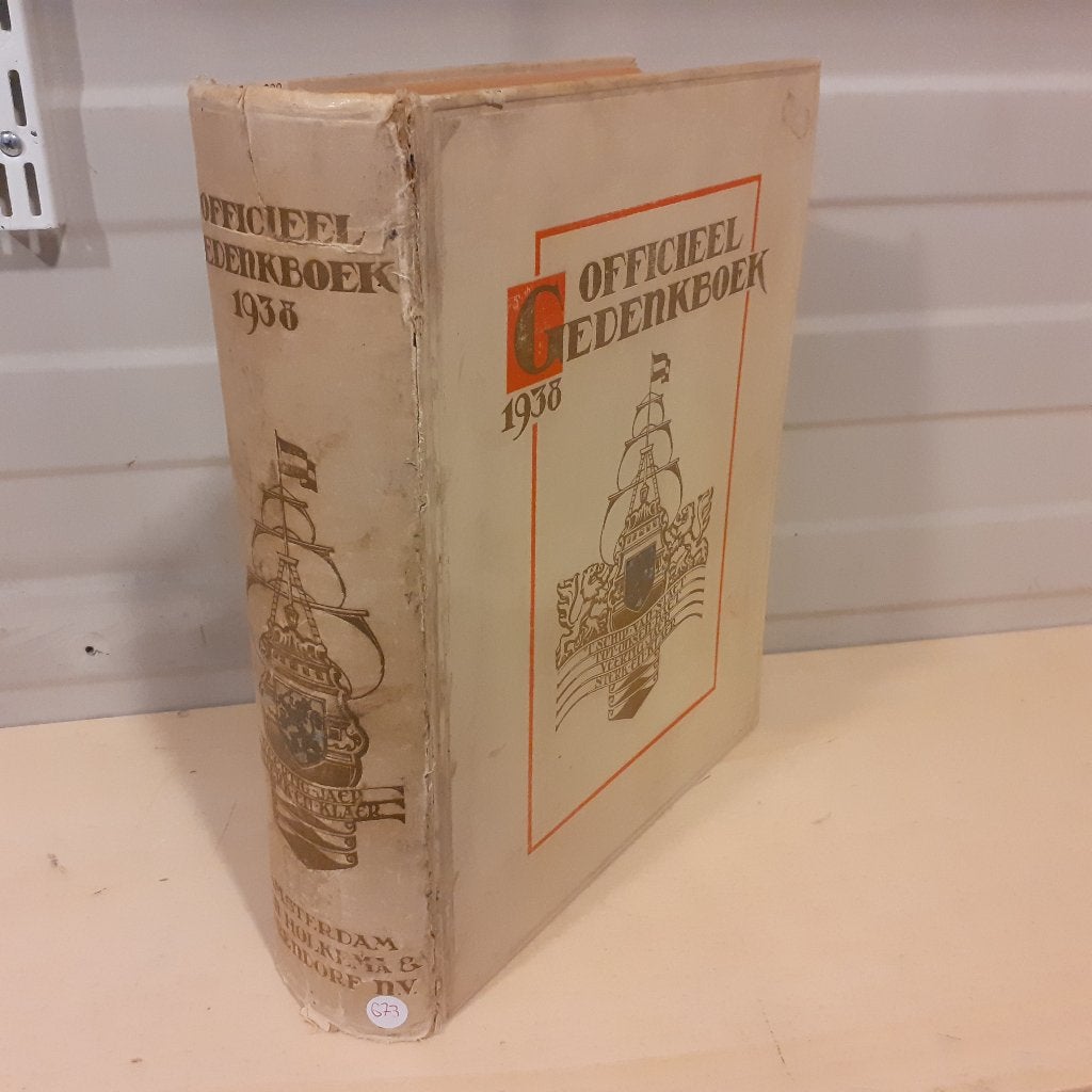 Nr. 673 Officieel gedenkboek 1938, tgv 40 jaar regeringsjub., Ophalen of Verzenden, Gelezen