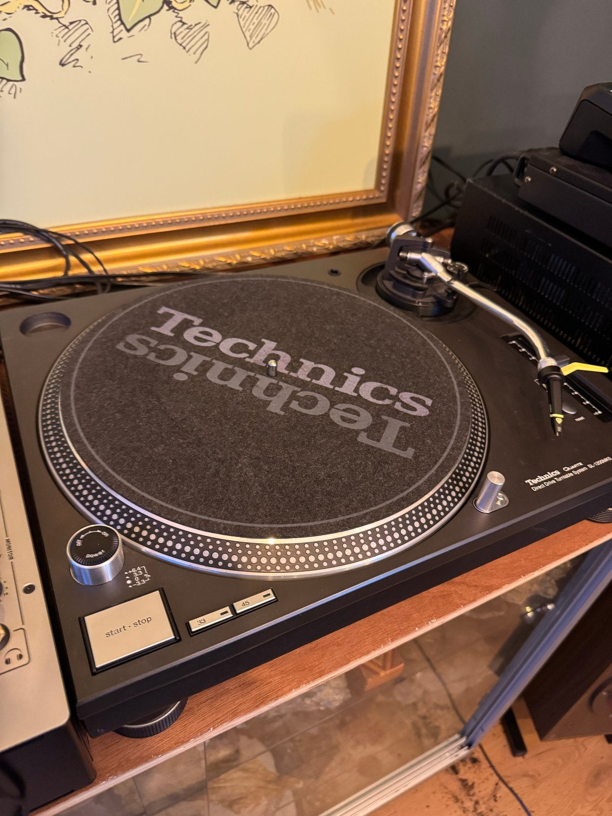 Set van 2 Technics SL-1200MK5 Platenspelers, Gebruikt, Pitch-regelaar, Ophalen of Verzenden, Platenspeler