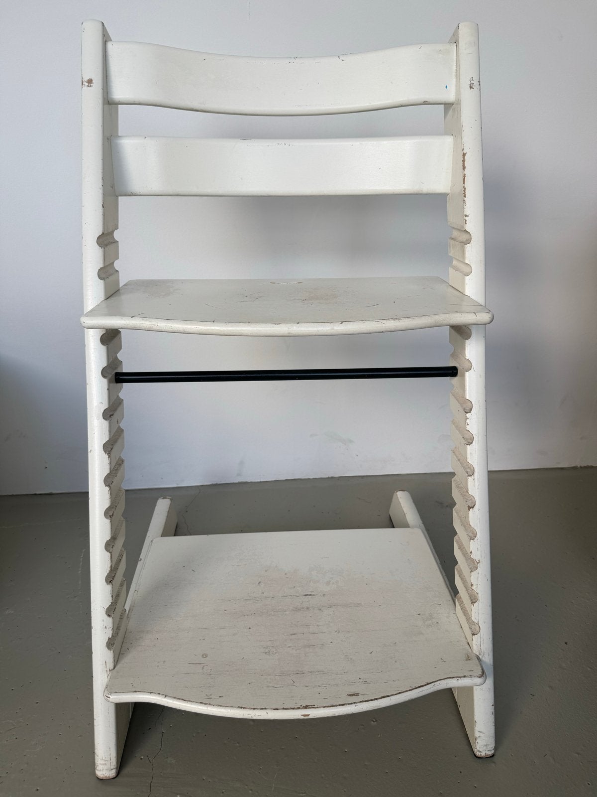 Stokke Trip Trap Stoel Wit - Gebruikt, in hoogte verstelbaar, Kinderen en Baby's, Ophalen, Gebruikt, Meegroeistoel