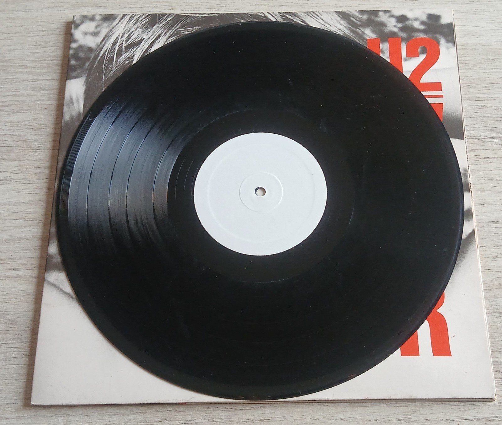 U2 War LP Spain Promo test pressing White labels, Ophalen of Verzenden, Gebruikt, 12 inch