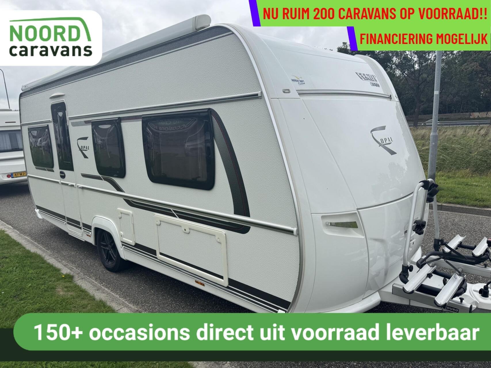 FENDT CARAVAN OPAL 515 SG, ENKELE BEDDEN, RONDZIT, MOVER,, Rondzit, 7 tot 8 meter, Bedrijf, Hordeur