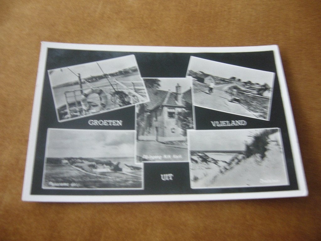 VLIELAND  =  5 LUIK, Verzamelen, Ophalen of Verzenden, 1940 tot 1960, Gelopen, Waddeneilanden