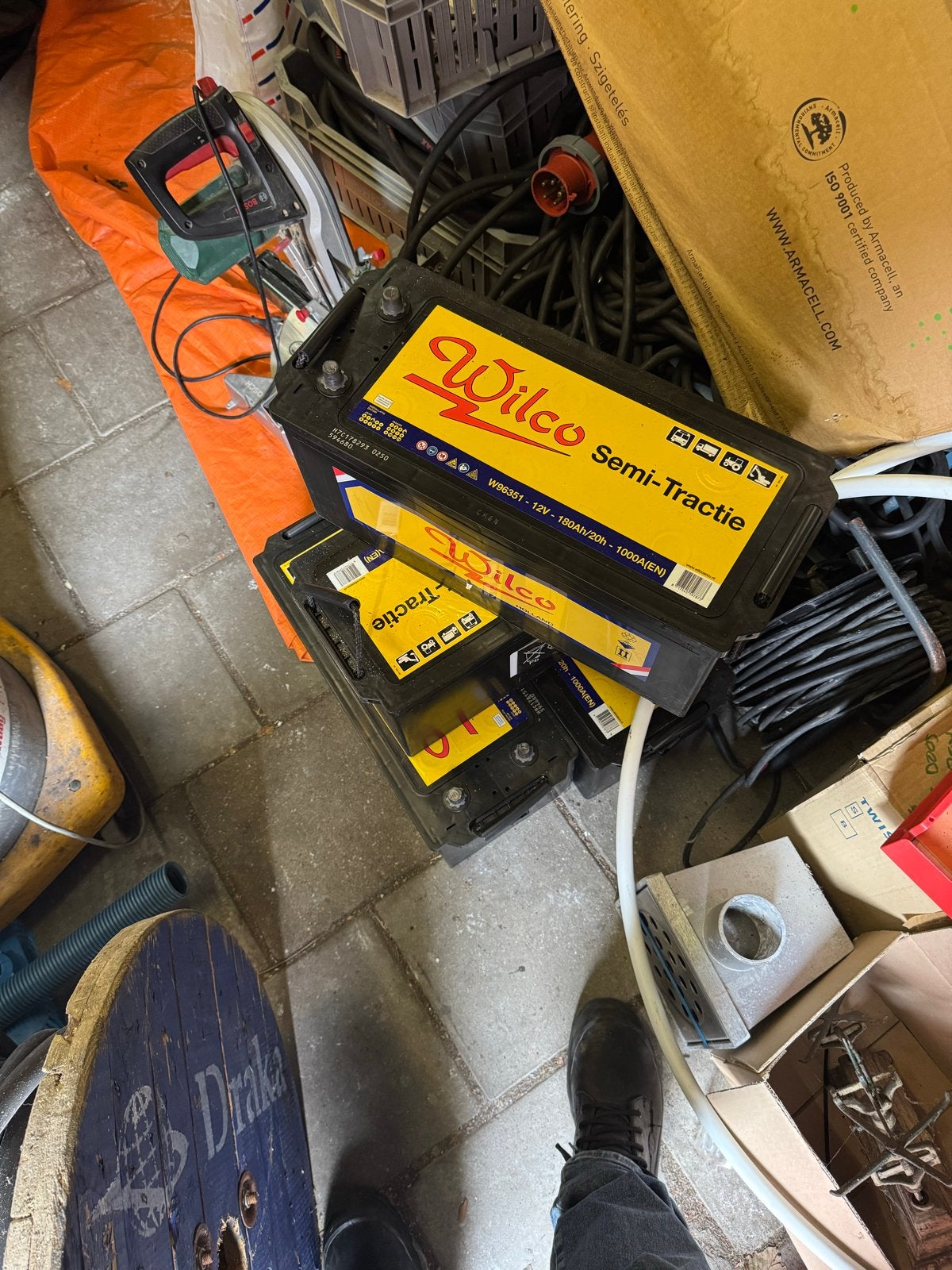 Wilco Semi-Tractie accu 180Ah/20h - 1000A(EN), Ophalen, Gebruikt, Overige automerken