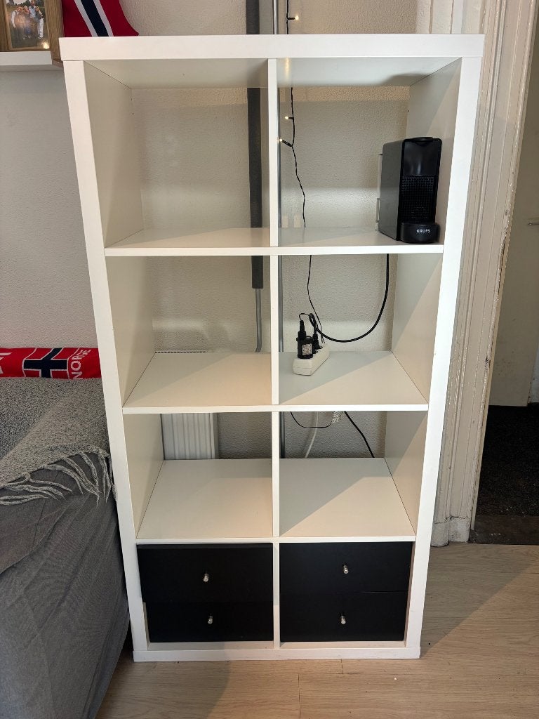 IKEA vakkenkast KALLAX 2x4, Ophalen, Gebruikt