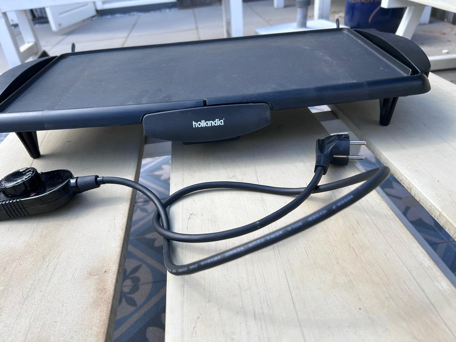Hollandia Gourmetstel / Grillplaat, Witgoed en Apparatuur, Ophalen, Zo goed als nieuw, 4 t/m 7 personen