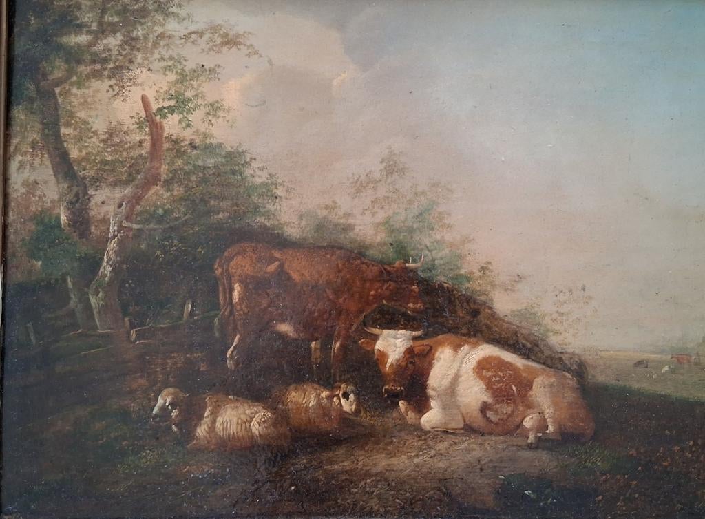 Omgv v Os-Sande Backhuijzen- Verboeckhoven , de Haasetc, Antiek en Kunst, Kunst | Schilderijen | Klassiek, Ophalen of Verzenden
