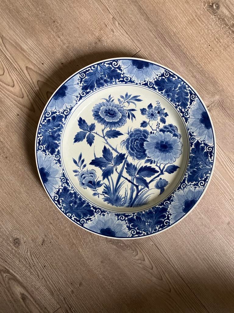 Antiek Delfts Blauw Wandbord - Porceleyne Fles 1924, Antiek en Kunst, Ophalen