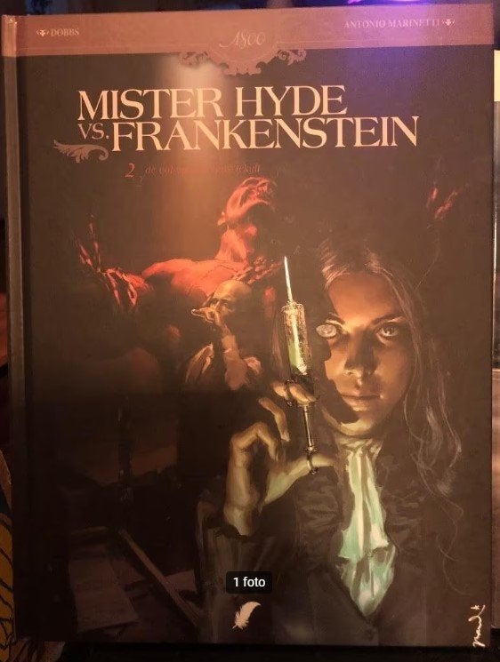 Mister hyde vs frankenstein hardcover e5, Eén stripboek, Ophalen of Verzenden, Zo goed als nieuw