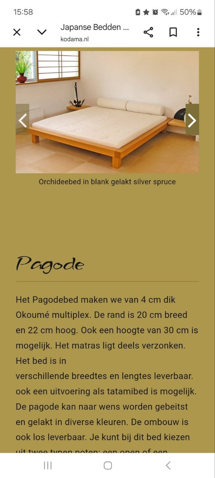 Japans pagode bed, Ophalen, Gebruikt, Overige kleuren, Tweepersoons