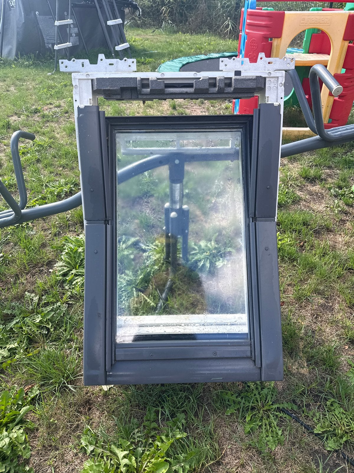 Kort gebruikt kunststof dakraam 55x78 - Zo goed als nieuw, Ophalen, Zo goed als nieuw, Dakraam, Minder dan 80 cm
