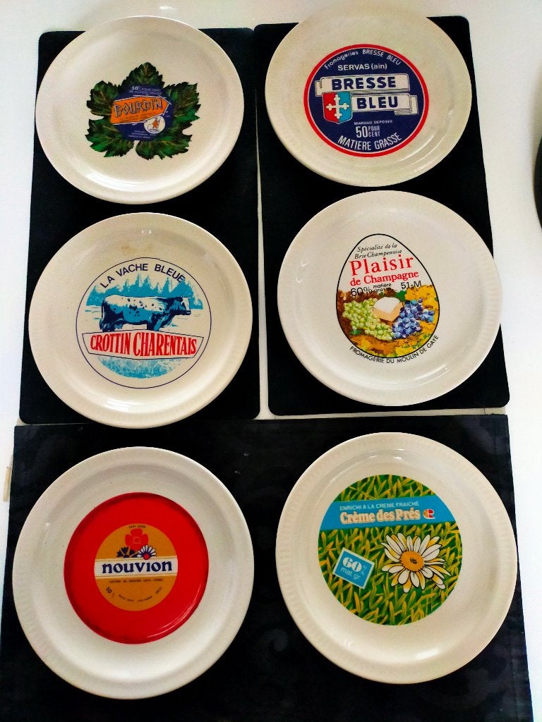 6 Franse kaas bordjes., Ophalen, Keramiek, Nieuw, Bord(en)