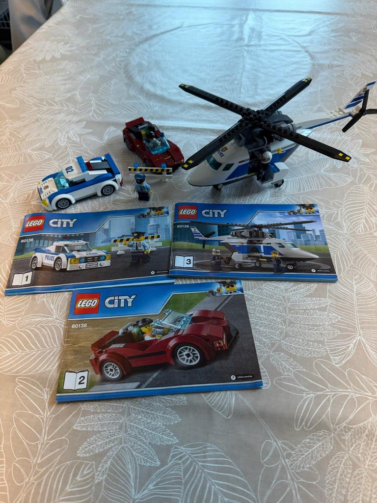 Lego City ‘Politie met Helikopter’ speelset - 60138, Ophalen, Zo goed als nieuw