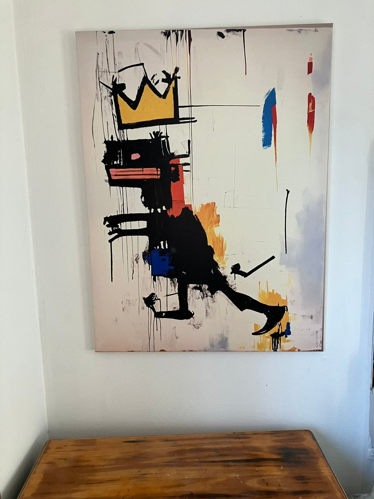 Tribute to Basquiat van Hervé Ringer, Ophalen, Zo goed als nieuw, 75 tot 100 cm, 150 tot 200 cm