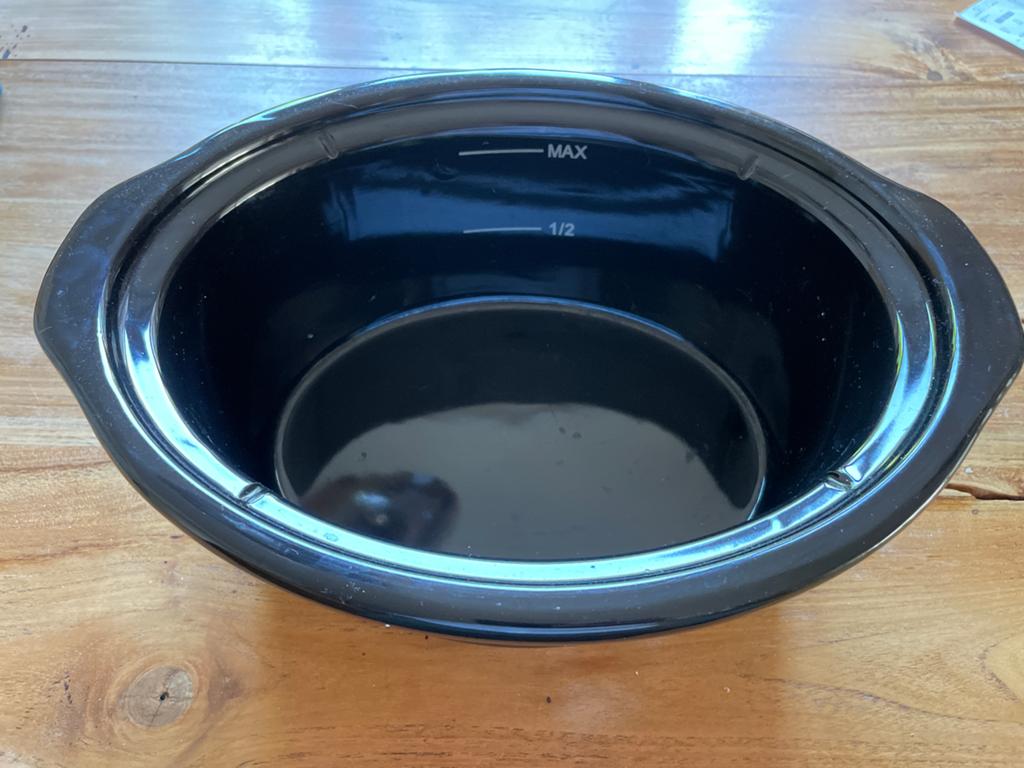 Crock-Pot Slowcooker Binnenpan met Deksel, Witgoed en Apparatuur, Slowcookers, Ophalen, Vaatwasmachinebestendig, Gebruikt