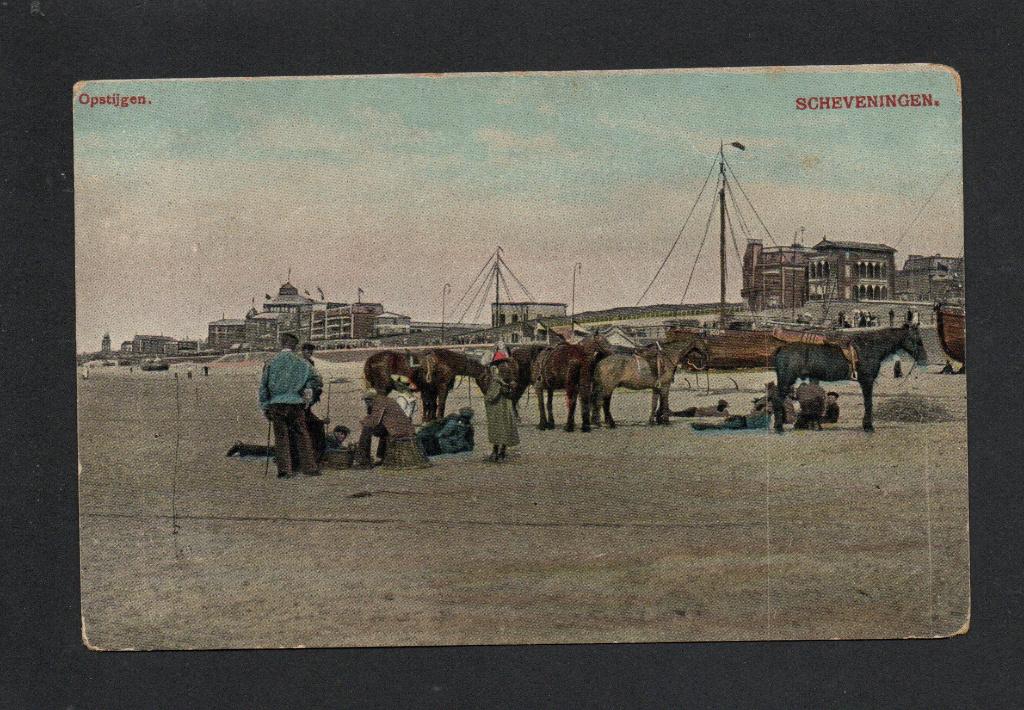 Scheveningen, ca. 1905. Opstijgen., Ophalen of Verzenden, Voor 1920, Ongelopen, Zuid-Holland