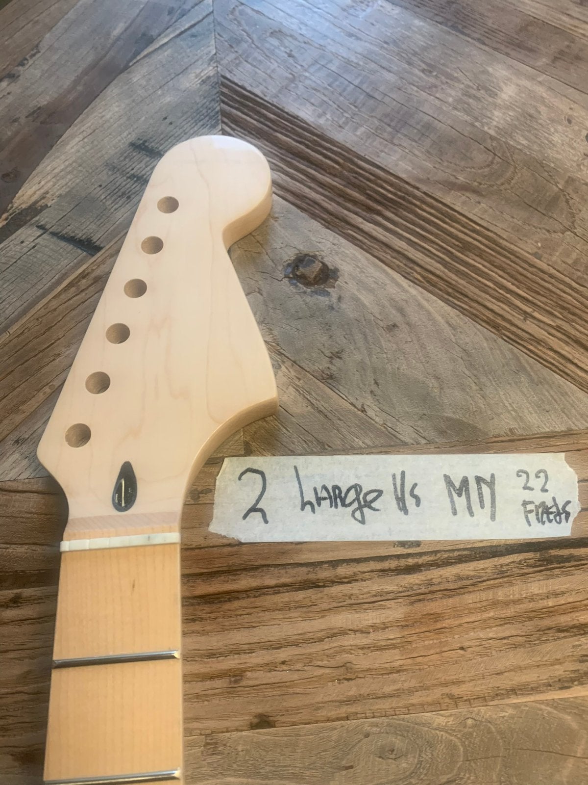 Stratocaster hals Cbs era big HS Maple 22 fret” 2 large MN, Verzenden, Geen, Jpsg, Nieuw