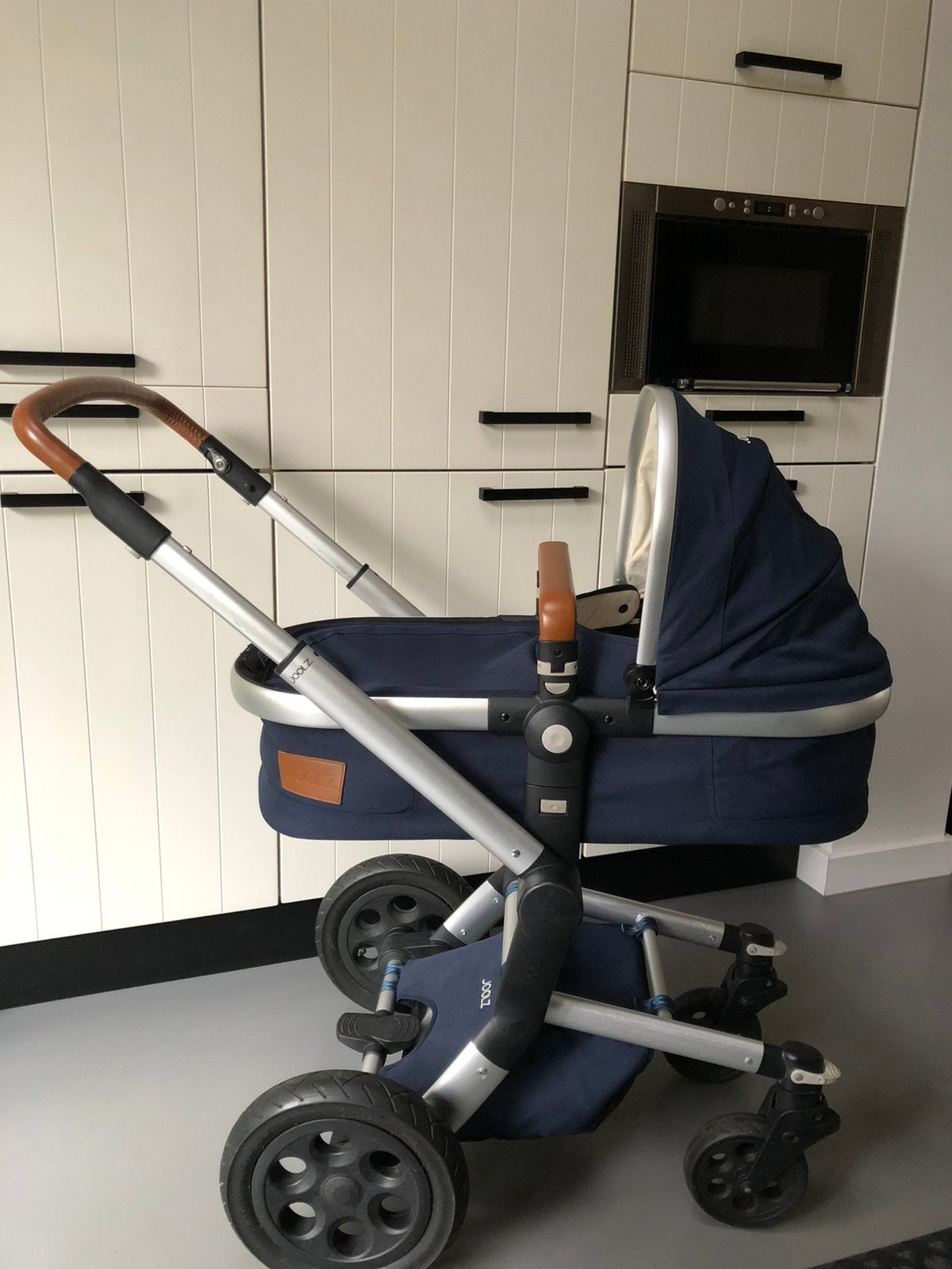 Joolz kinderwagen blauw, Gebruikt, Met reiswieg, Ophalen, Kinderwagen