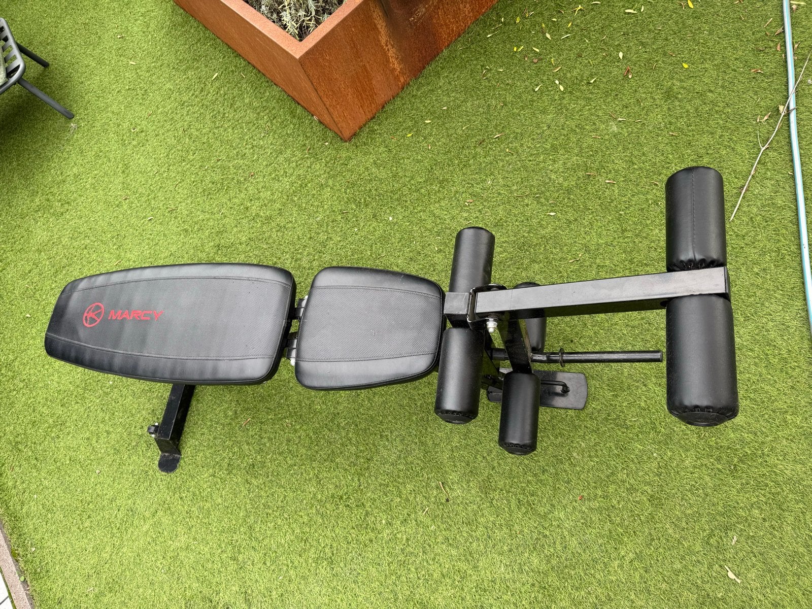 Halterbankje met leg developer, Ophalen, Gebruikt, Fitnessbank