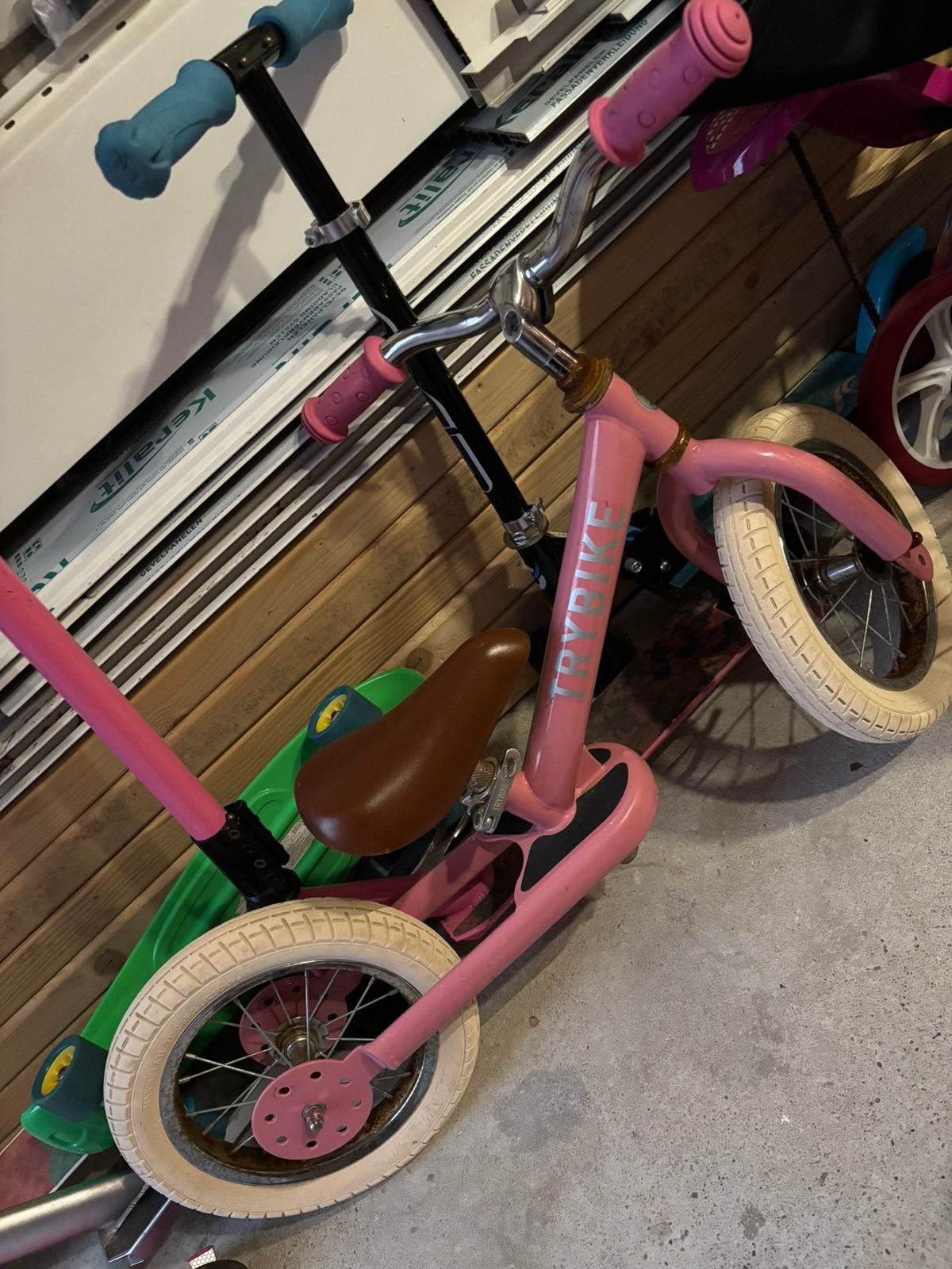 Trybike roze, Fietsen en Brommers, Ophalen, Gebruikt, Minder dan 16 inch
