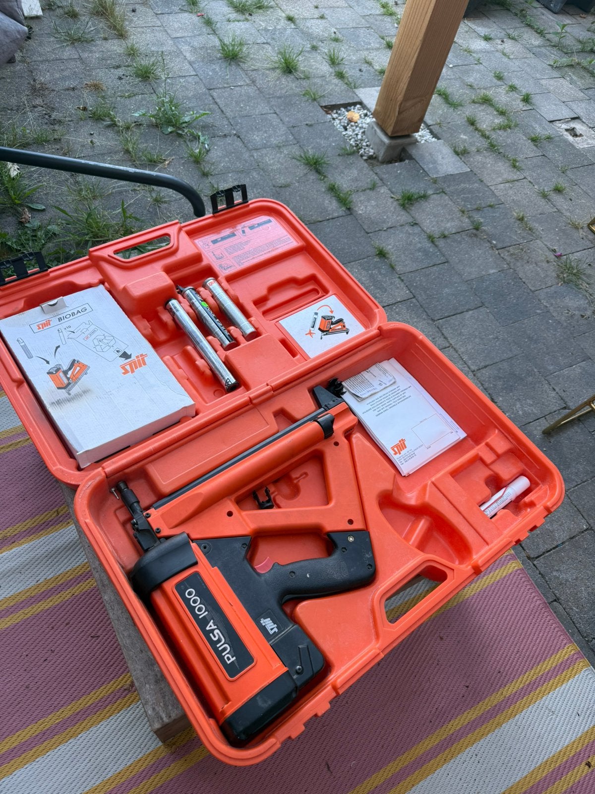 Spit pulsa 1000, Ophalen, Gebruikt