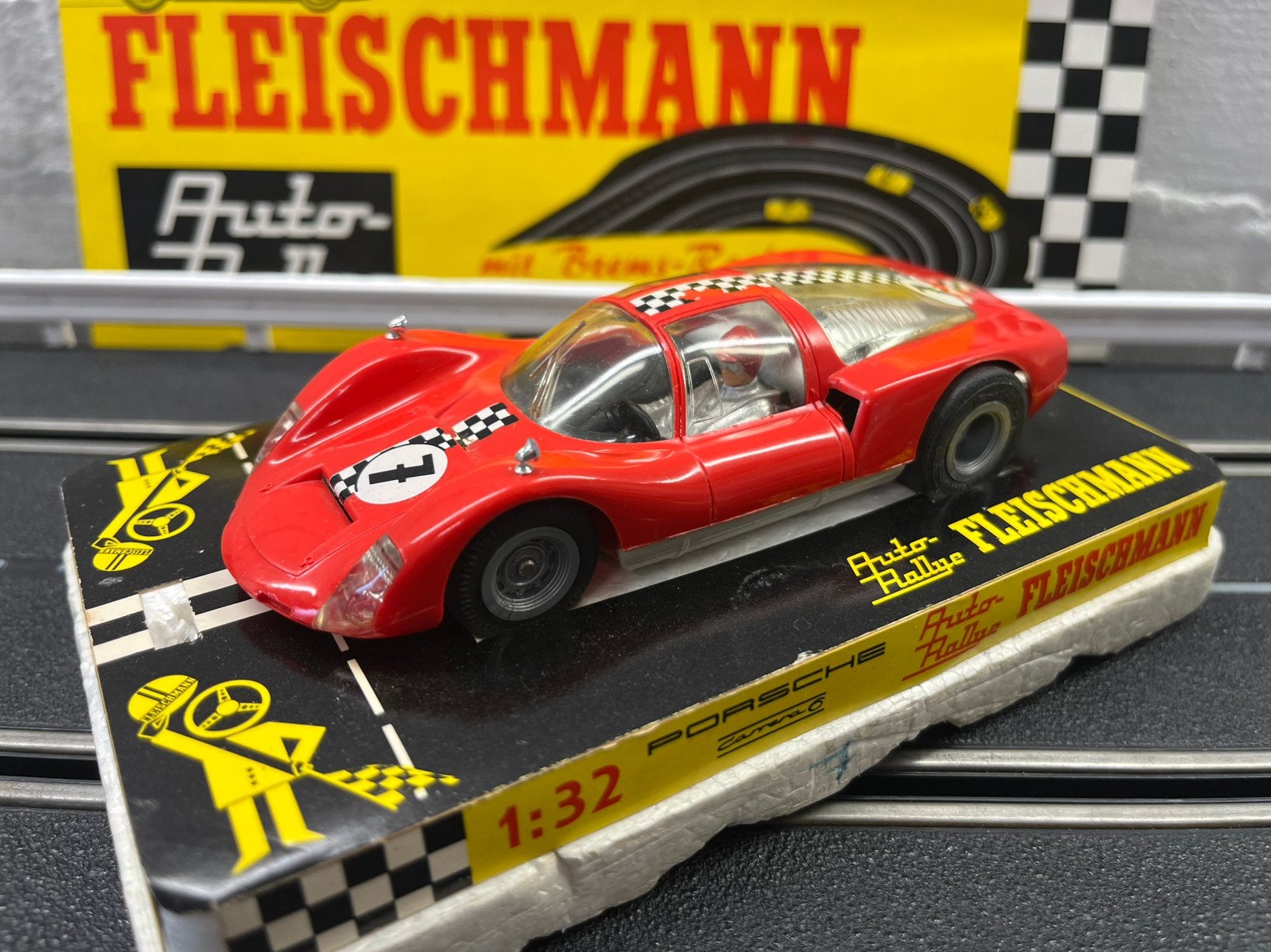 Fleischmann Porsche Carrera 6 in originele verpakking, Ophalen, Zo goed als nieuw, Elektrisch, Fleischmann