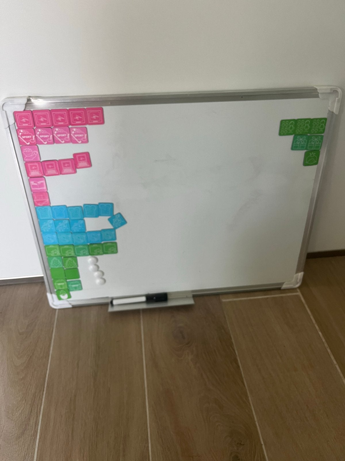 Week planner magneetbord.  Nu 5,-, Ophalen of Verzenden, Nieuw, Krijtbord