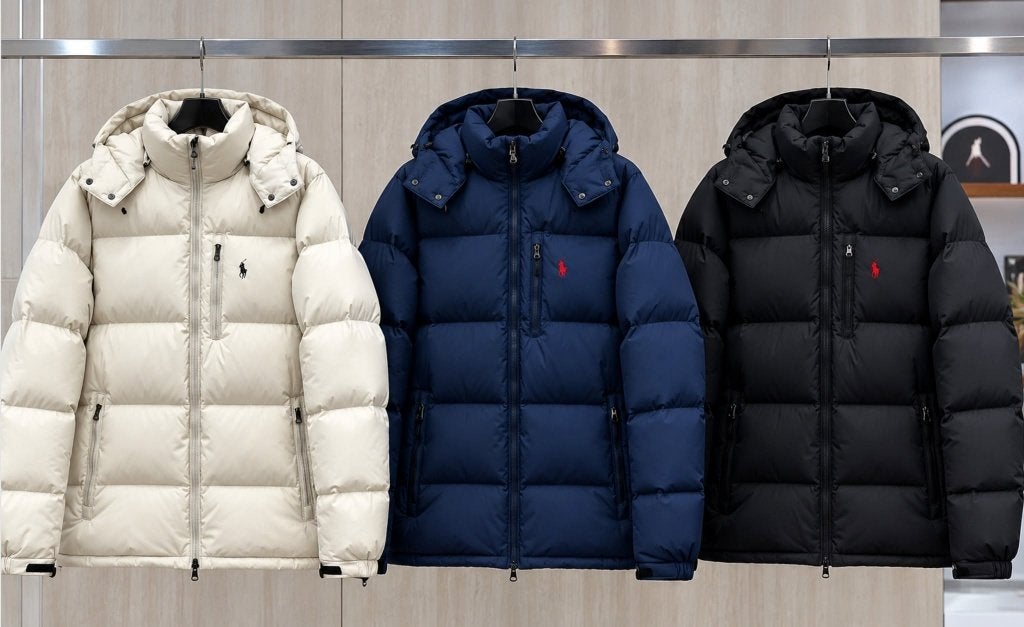 Ralph Lauren Puffer Jacket, Zwart, Nieuw, Overige maten, Ophalen of Verzenden