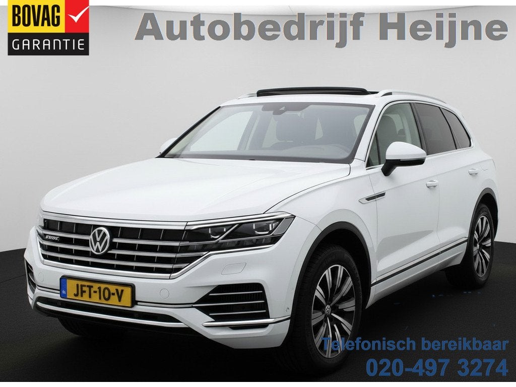 Volkswagen Touareg 3.0 TSi eHybrid ATMOSPHERE 4MOTION TREKHA, Auto's, Volkswagen, 12 maanden, Gebruikt, 2327 kg, Wit