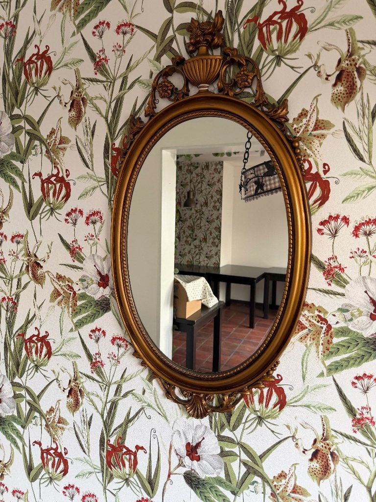 klassieke spiegel, Ophalen, Ovaal, Minder dan 50 cm, Minder dan 100 cm