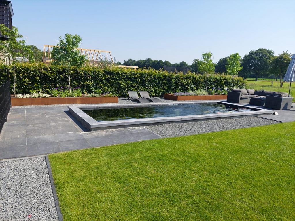 Corten staal border randen bloembakken maatwerk design staal, Tuin en Terras, Bielzen en Borders, Ophalen, Overige materialen