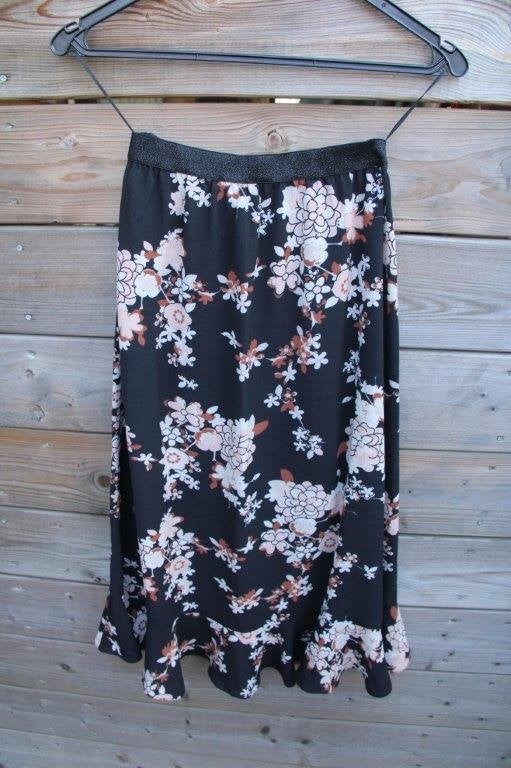 Rok zwart/ beige/ roze Second Female mt XS Vaste prijs, Second Female, Zwart, Ophalen of Verzenden, Zo goed als nieuw