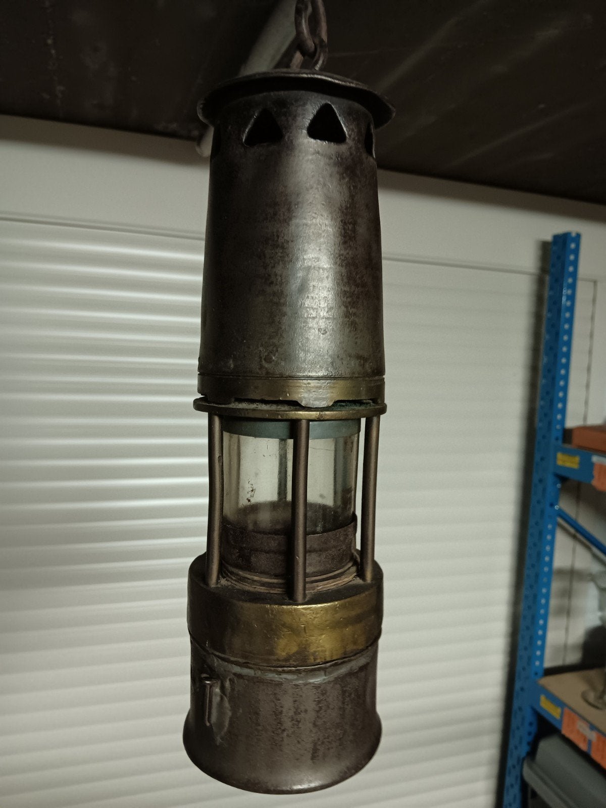 mijnwerkers lamp, Ophalen
