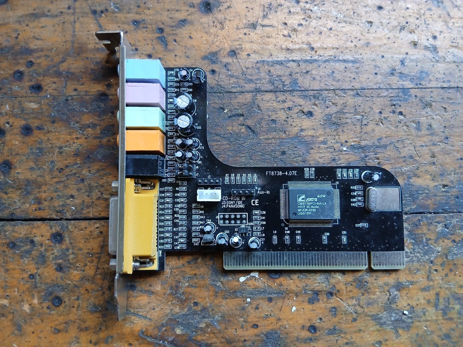 CMI8738-6CH PCI Geluidskaart - Gebruikt, Computers en Software, Gebruikt, Onbekend, Ophalen of Verzenden, Onbekend