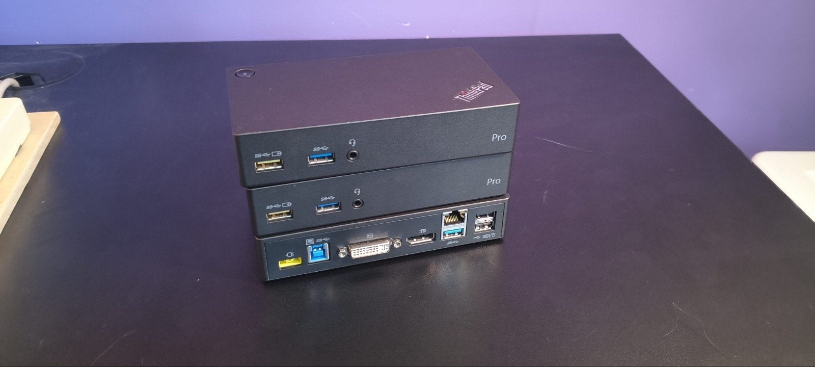 3x Lenovo ThinkPad Pro Dock met DisplayLink, Docking station, Refurbished, Ophalen of Verzenden, Laptop