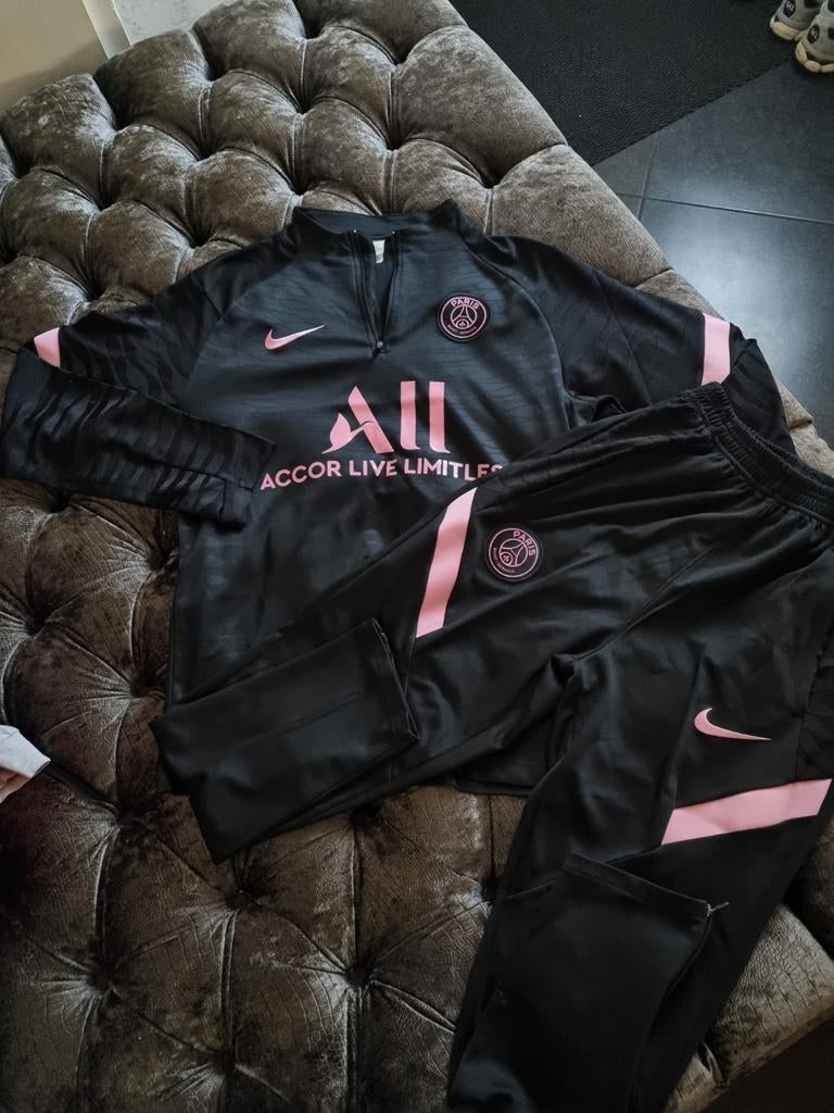 Origineel Nike PSG Trainingspak Maat M, Maat 48/50 (M), Zwart, Nike, Ophalen of Verzenden
