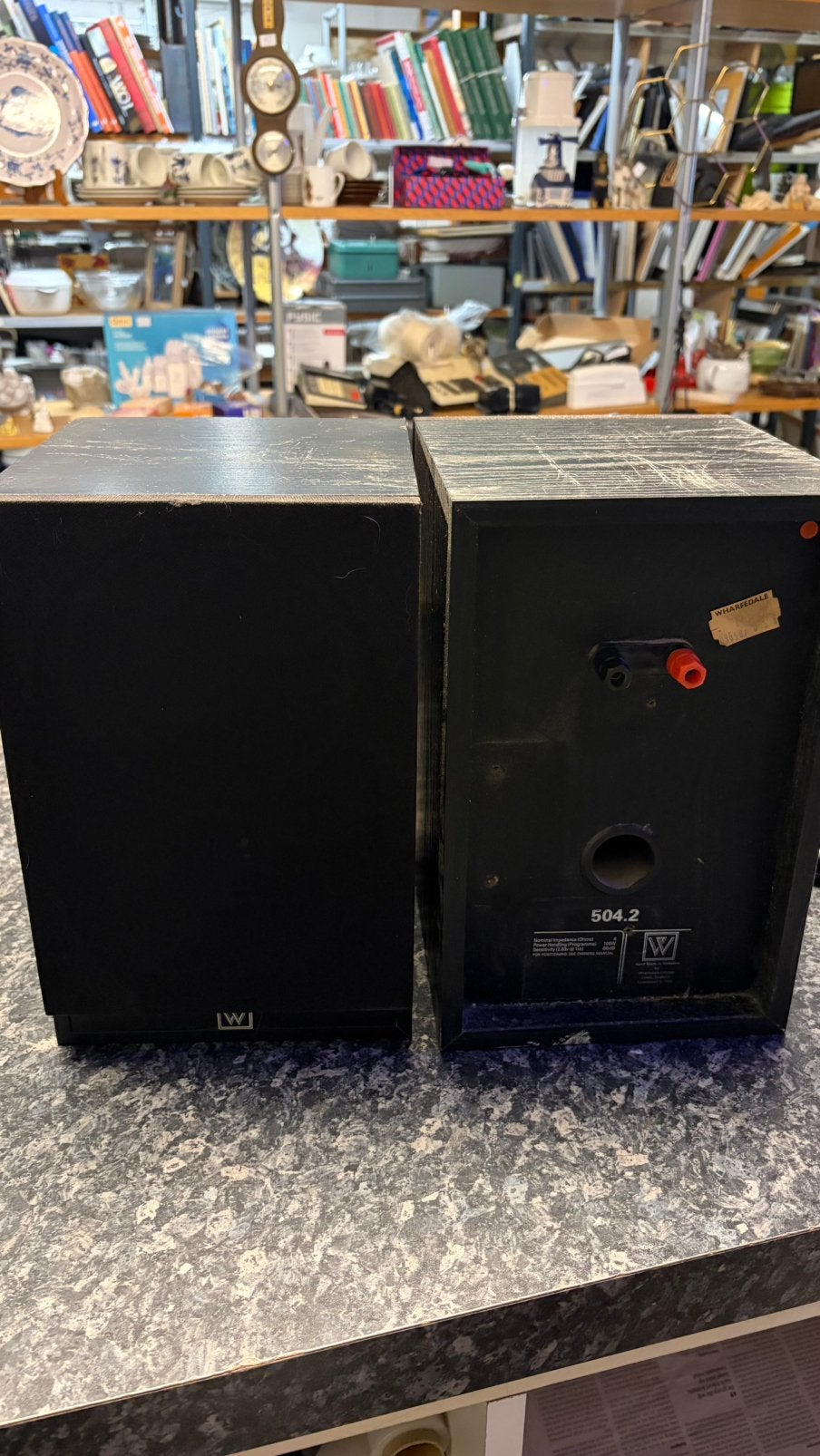 Vintage wharfedale speakers, Ophalen, Zo goed als nieuw, Minder dan 60 watt, Overige merken