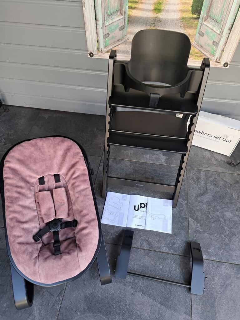 Kidsmill up meegroeistoel, met babyset Newborn en Wipstoel, Kinderen en Baby's, Kinderstoelen, Ophalen, Gebruikt, Meegroeistoel
