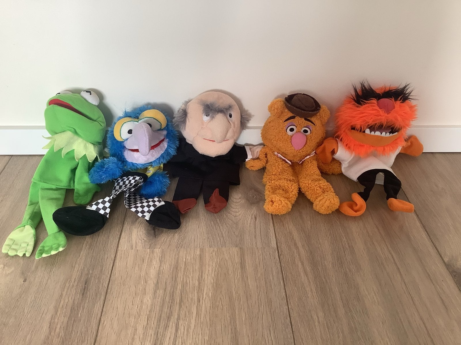 Muppets handpoppen Albert Heijn - 5 stuks, Overige typen, Ophalen of Verzenden, Zo goed als nieuw, Middelgroot (20 tot 80 cm)