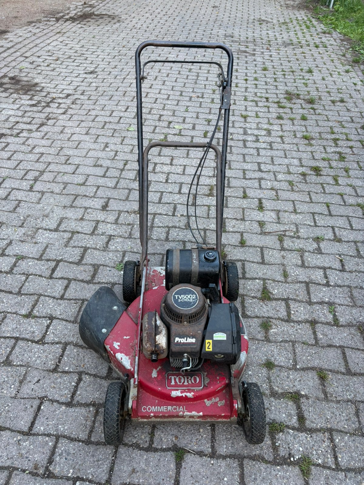 Grasmaaier Toro, Ophalen, Gebruikt