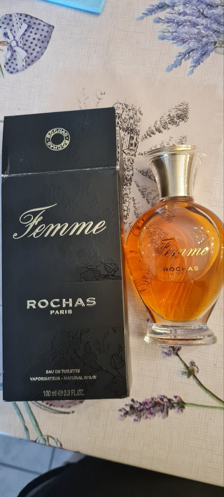 Rochas femme edt, Ophalen of Verzenden, Parfumfles