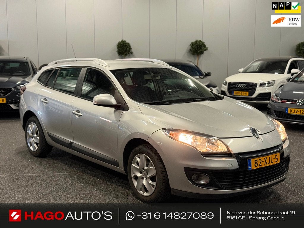 Renault Mégane Estate 1.5 dCi Expression NAVI/CRUISE/PDC/TR, Voorwielaandrijving, Euro 5, Stof, Gebruikt